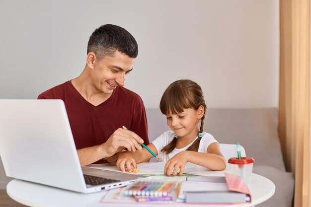 Father and daughter