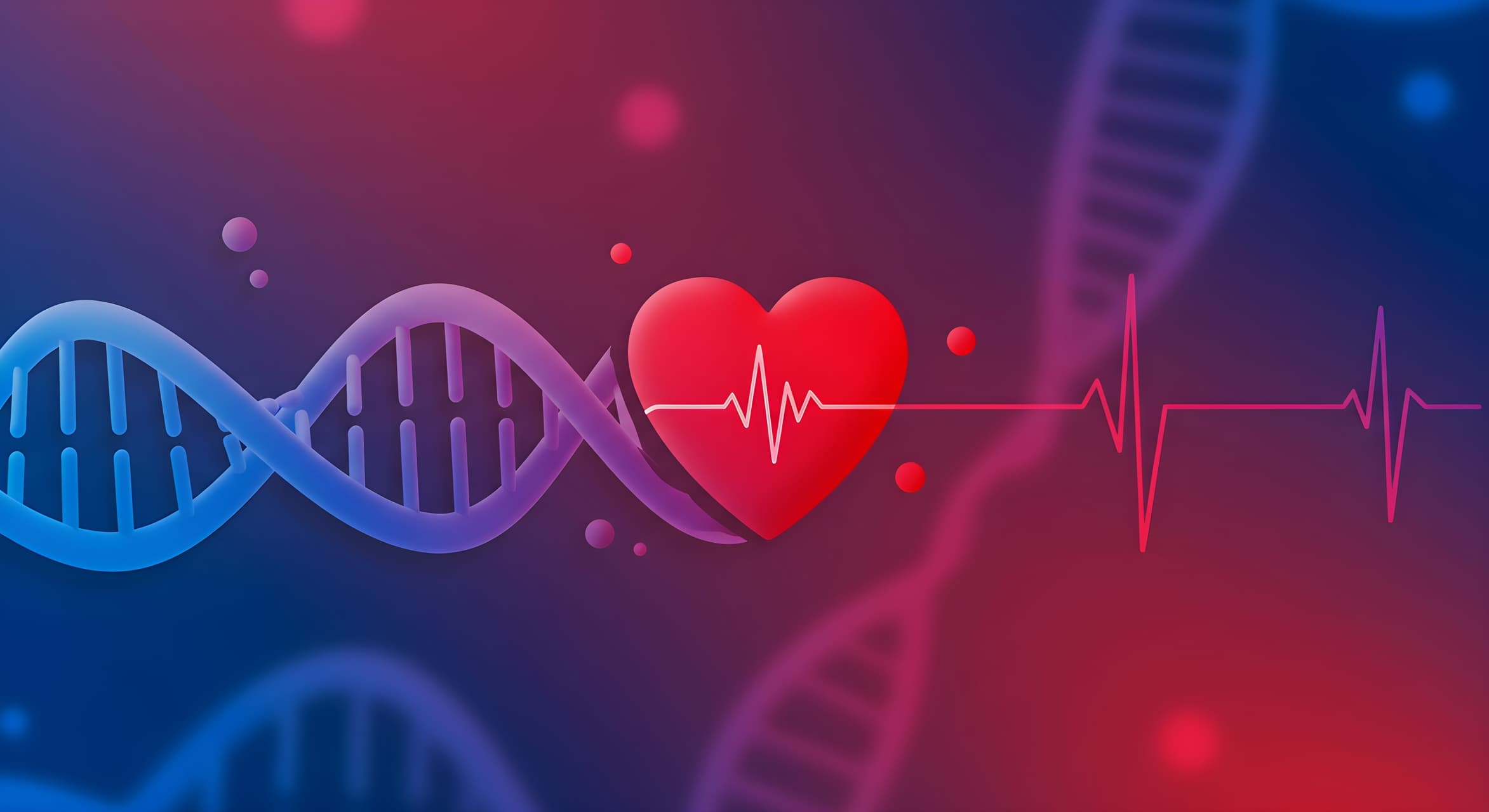 Heart Health DNA ECG Graphics